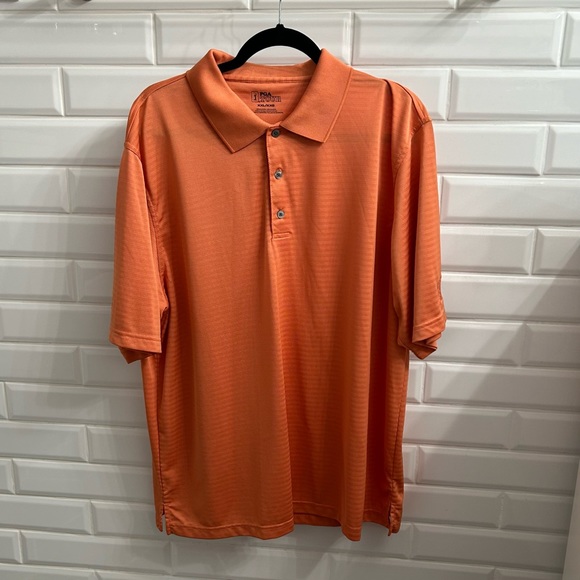 PGA Tour Other - Men’s XXL PGA Tour Golf Short Sleeve Short - Orange